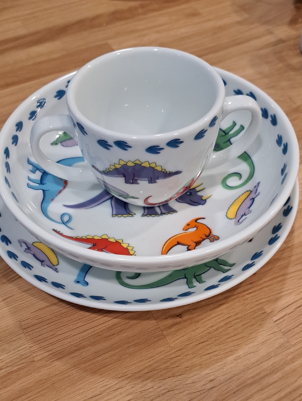 3 Piece Tiffany Childrens Dishware
